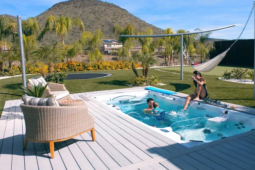 Home swim spa