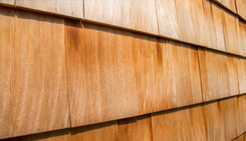 Home cedar siding